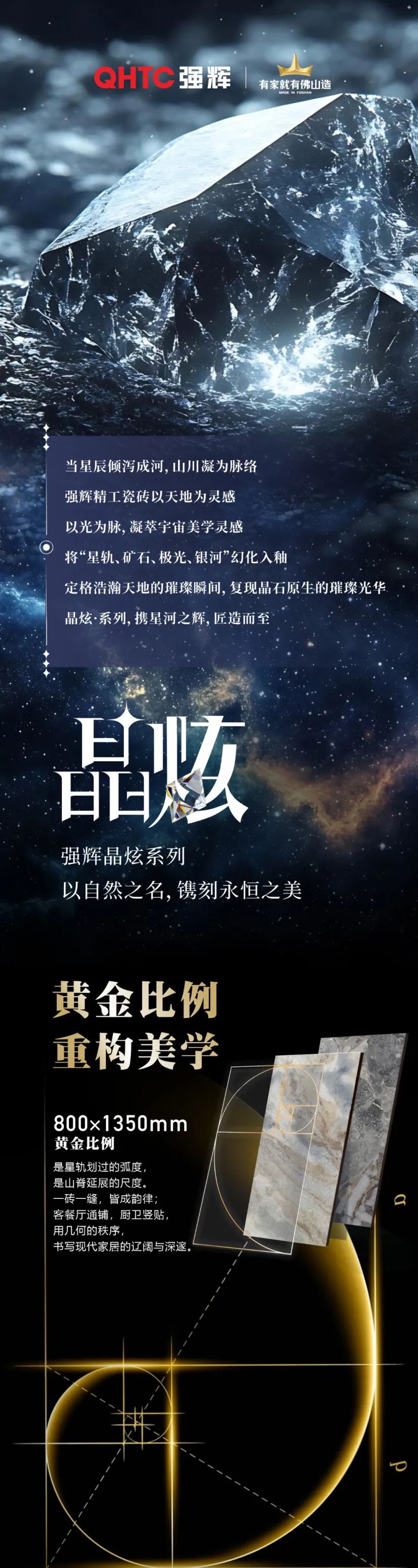 黃金比例，重構(gòu)美學 | 強輝全新800×1350mm規(guī)格新品即將重磅上市！